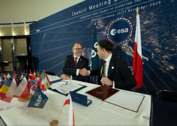 W Bremie podpisano list intencyjny w sprawie budowy ośrodka Europejskiej Agencji Kosmicznej w Polsce Fot. X/@AschbacherJosef