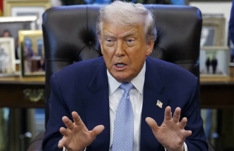 Prezydent USA Donald Trump. Fot. PAP/EPA/WILL OLIVER / POOL