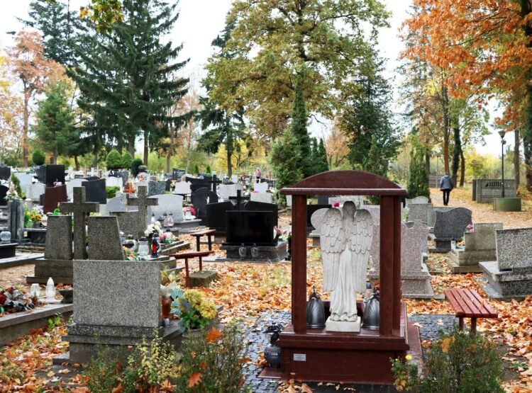 W dbałości o porządek na szprotawskich cmentarzach 9 cmentarz Szprotawa