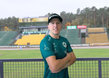 Andzejs Lebedevs drugą nową twarzą w Falubazie! 12 fot. materiały prasowe Falubazu Zielona Góra