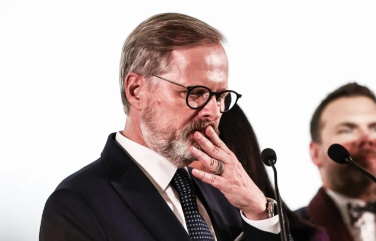 Czechy. Rząd Petra Fiali podał się do dymisji po przegranych wyborach 9 Petr Fiala, fot. PAP/EPA/FILIP SINGER