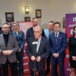 Kongres lubuskiej Nowej Lewicy w Zielonej Górze - konferencja prasowa (fot. Piotr Bakselerowicz)