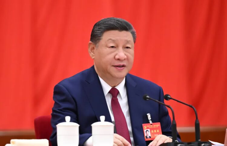 Przywódca Chin Xi Jinping. Fot. PAP/EPA/XINHUA / Ding Haitao