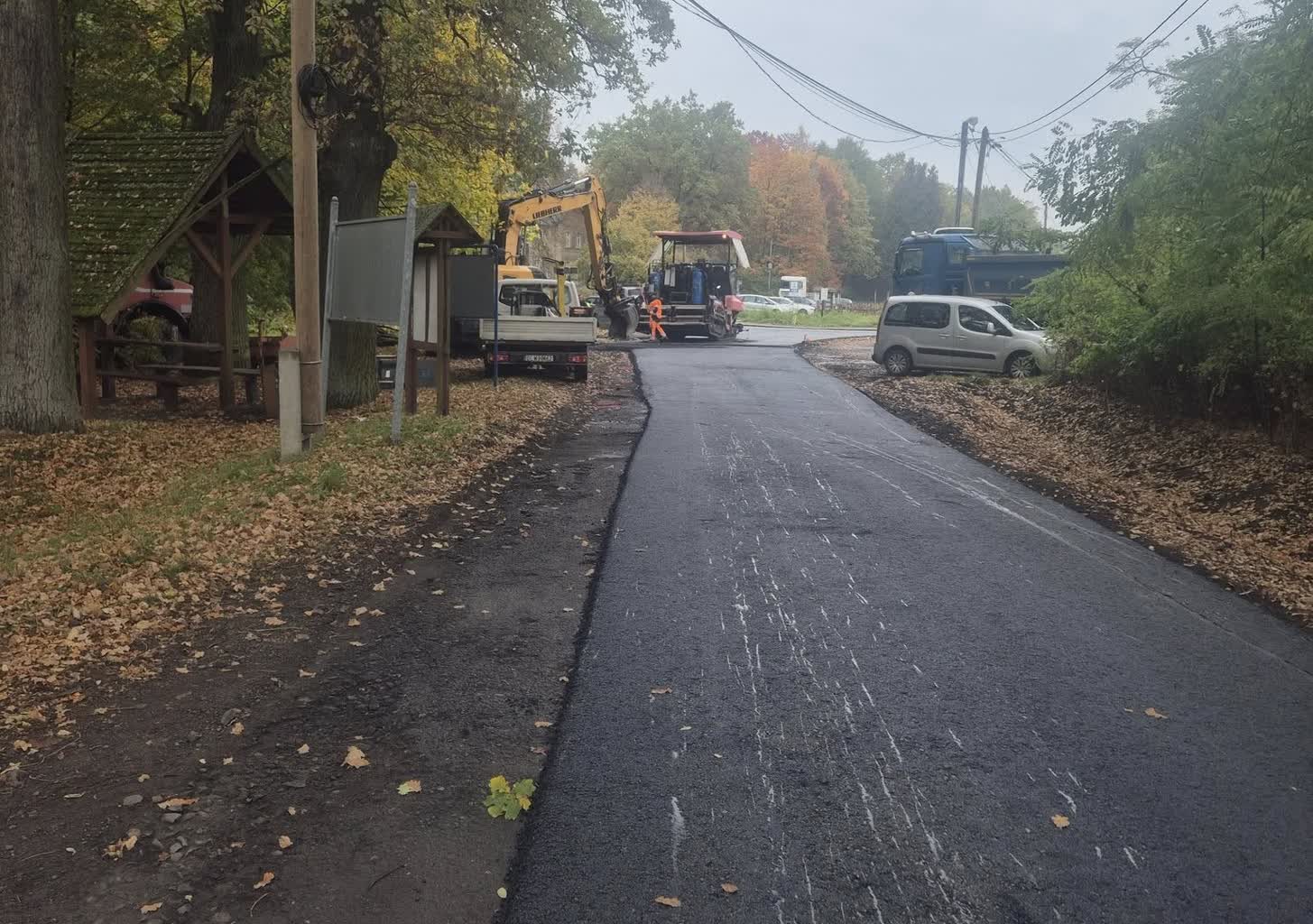 Remont ulicy Łęknickiej w Nowych Czaplach