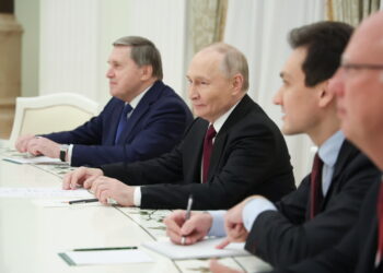 PAP/EPA/ALEXANDER KAZAKOV / SPUTNIK / KREMLIN POOL