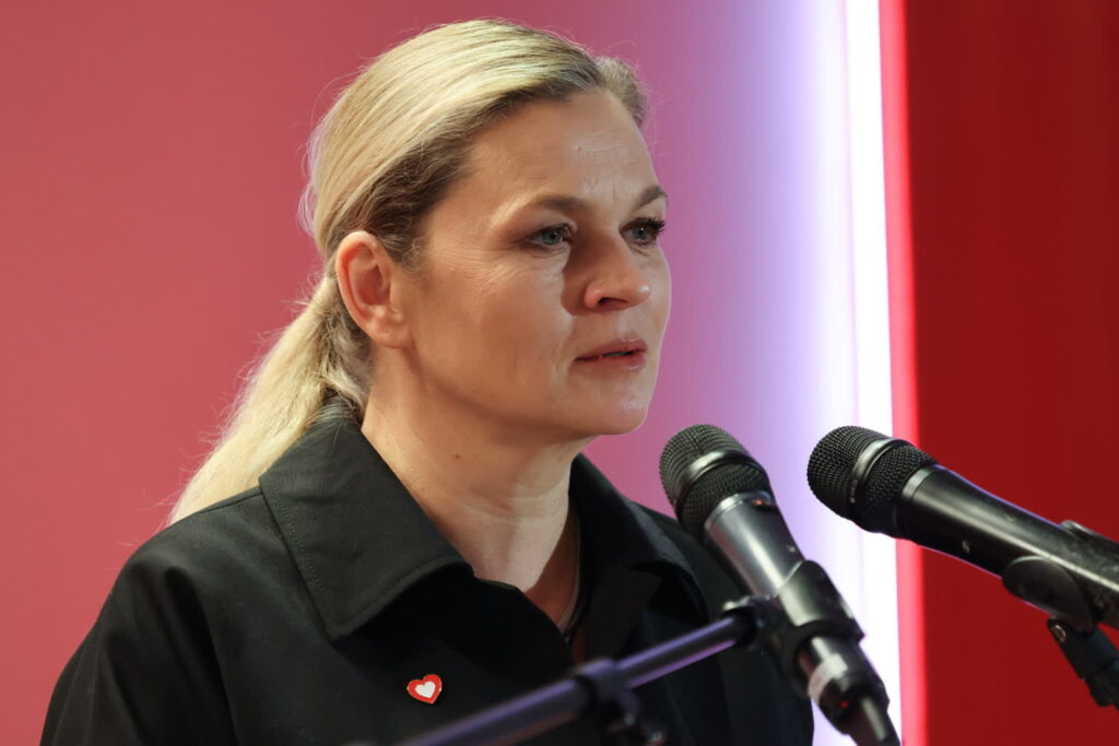 Kolejny nauczycielski związek zawodowy chce, by prezydent zawetował nowelę Prawa oświatowego 3 Minister edukacji narodowej Barbara Nowacka. Fot. PAP/Albert Zawada