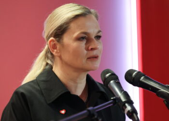 Kolejny nauczycielski związek zawodowy chce, by prezydent zawetował nowelę Prawa oświatowego 11 Minister edukacji narodowej Barbara Nowacka. Fot. PAP/Albert Zawada