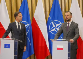 Szef NATO w Bemowie Piskim: Polska jest coraz silniejsza 10 Mark Rutte i Władysław Kosiniak-Kamysz (PAP/Tomasz Waszczuk)