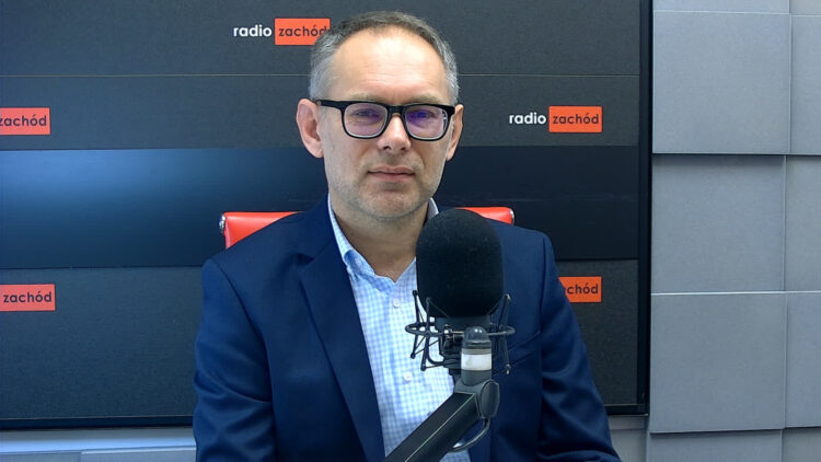 Konrad Antkowiak burmistrz Wschowy Radio Zachód - Lubuskie