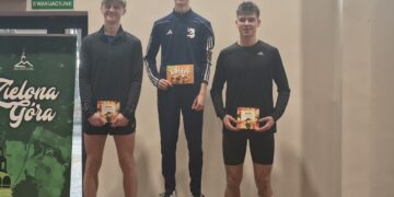 Od lewej: Hubert Jasek, Dawid Barański oraz Mateusz Posmyk (fot. Jakub Lesiński)