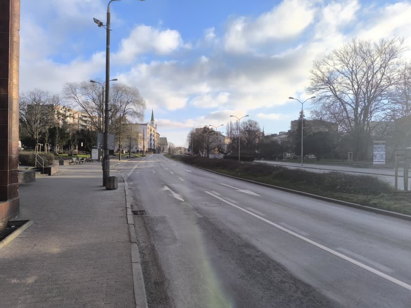 Wigilijny poranek na ulicach Gorzowa