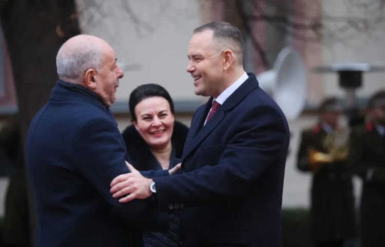 Prezydent RP Karol Nawrocki i prezydent Węgier Tamas Sulyok. Fot. PAP/ Radek Pietruszka