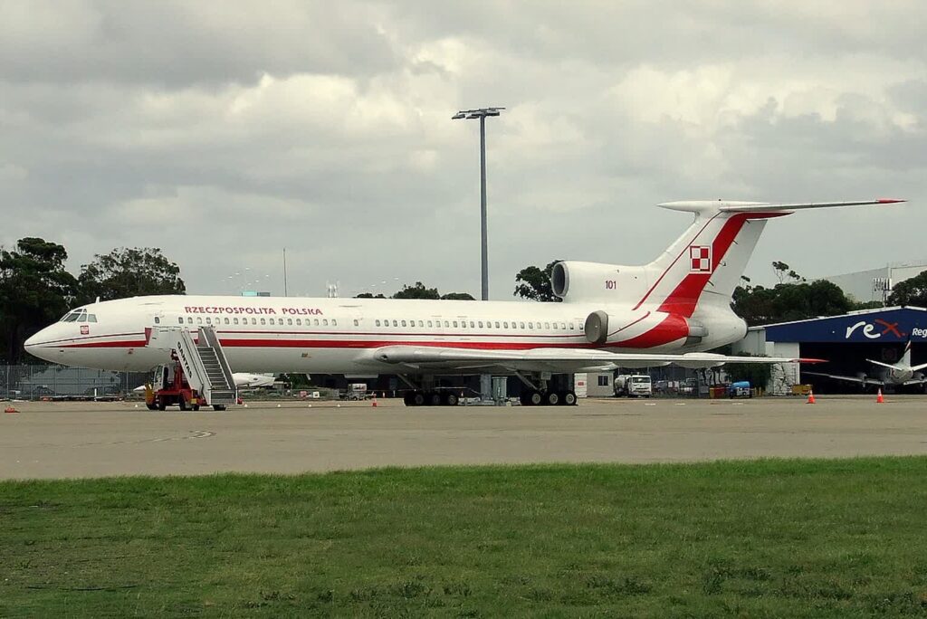 Polski samolot Tu-154M nr boczny 101. Fot. Wikipedia