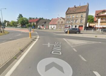 Przebudowa jednego ze skrzyżowań w Nowej Soli 12 Skrzyżowanie ulic w Nowej Soli