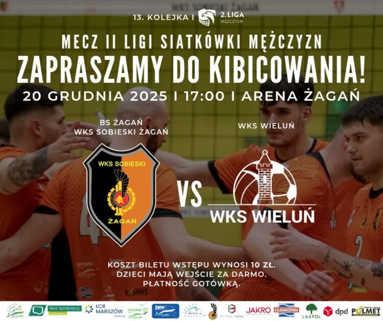 Jutro do Żagania przyjedzie lider II ligi siatkarzy Radio Zachód - Lubuskie