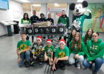 Falubazowe mikołajki w zielonogórskim szpitalu Radio Zachód - Lubuskie