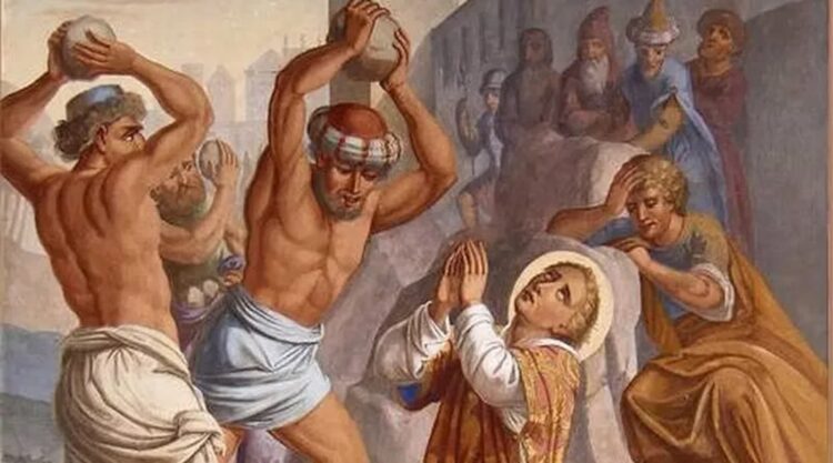 Fresk "Kamienowanie św. Szczepana". Stefan Subic. Fot. Wikipedia