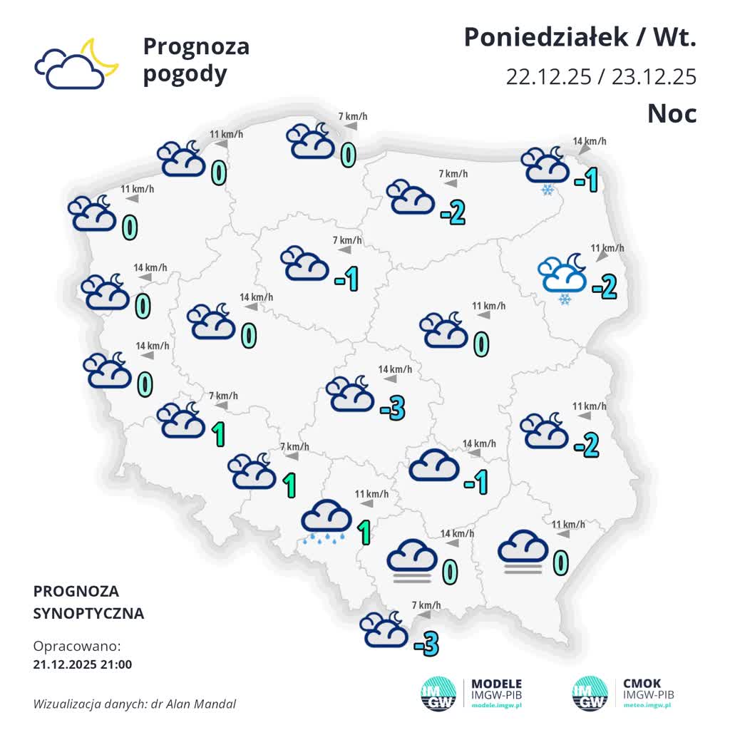 Pogoda przed świętami. Co zapowiadają synoptycy? A w Boże Narodzenie? 11 SYNOP_PPROG_K_3_N_1766361600_1766347892.webp