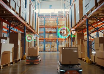 Automatyka magazynowa – jak zwiększyć wydajność procesów bez przebudowy magazynu? 10 Automatyczne systemy transportowe AGV