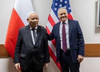 Ambasador USA spotkał się z prezesem PiS Jarosławem Kaczyńskim 10 Fot. X/@USAmbPoland