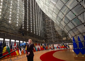 Jest zgoda UE na zaostrzenie sankcji na Rosję 10 Kaja Kallas, wiceszefowa Komisji Europejskiej (PAP/EPA/OLIVIER HOSLET)