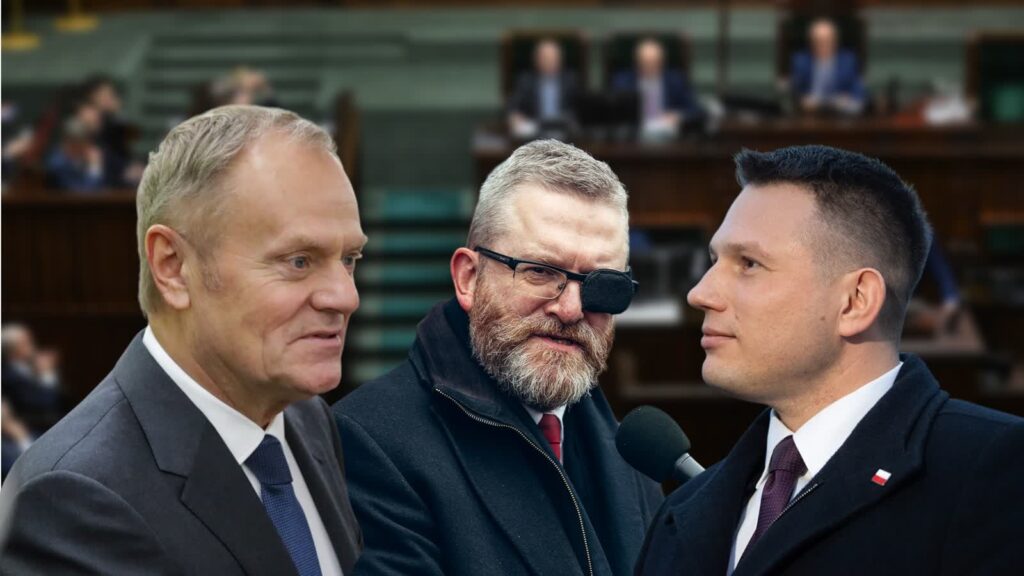 Sensacyjny sondaż wyborczy. Braun przed Konfederacją 5 Fot. PAP, Grzegorz Braun/FB i Sławomir Menzen/FB