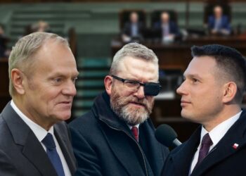 Sensacyjny sondaż wyborczy. Braun przed Konfederacją 13 Fot. PAP, Grzegorz Braun/FB i Sławomir Menzen/FB