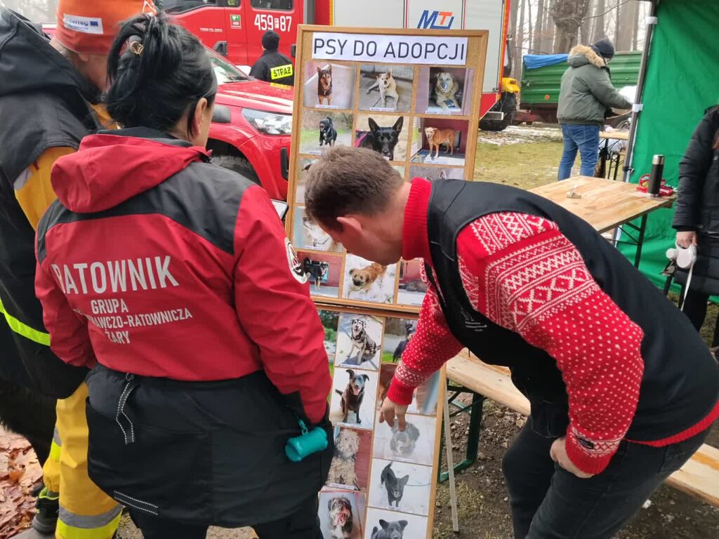 Żaranie pobiegli razem dla zwierząt ze schroniska fot. K.Gonera
