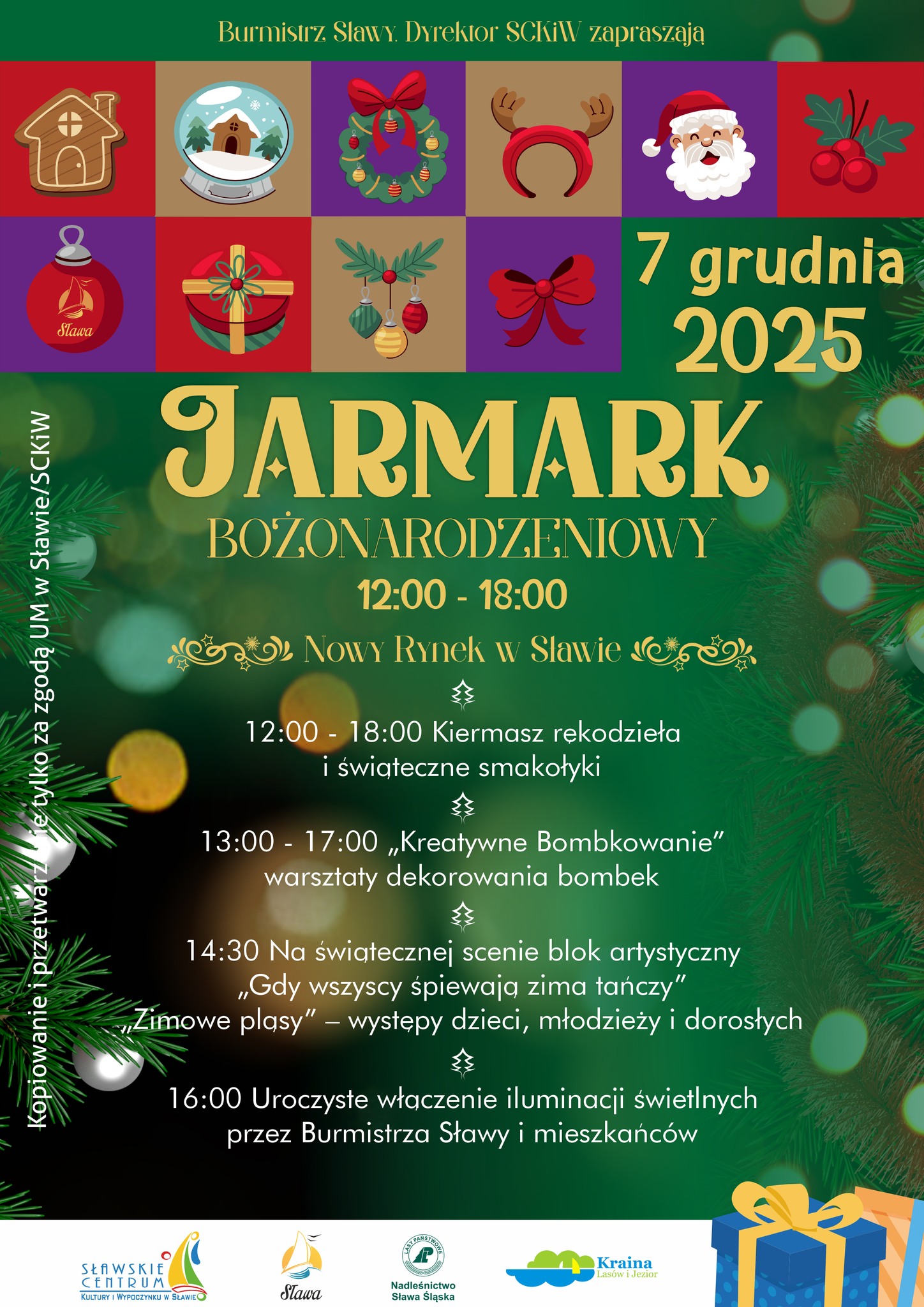 Sława zaprasza na świąteczny jarmark Radio Zachód - Lubuskie