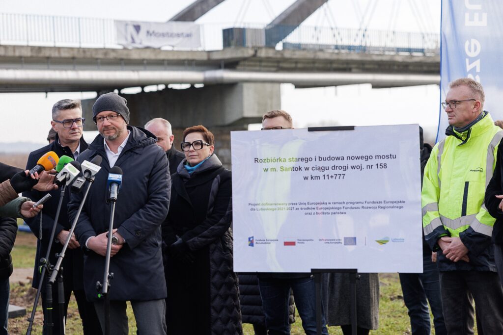 Rusza warta 38,5 mln zł budowa nowego mostu drogowego na Noteci w Santoku Radio Zachód - Lubuskie