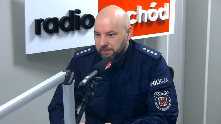 Maciej Kimet, rzecznik lubuskiej policji Radio Zachód - Lubuskie