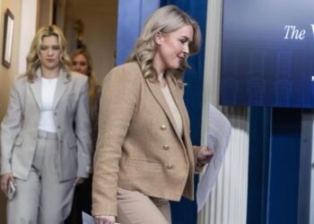 Rzeczniczka Białego Domu Karoline Leavitt Fot. PAP/EPA/JIM LO SCALZO