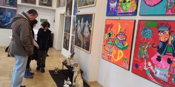 Obchody 50-lecia szkoły w Państwowym Liceum Sztuk Plastycznych w Zielonej Górze (fot. Piotr Bakselerowicz)