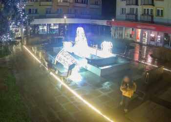 Dwoje młodych ludzi odpowie za zniszczenie świątecznych dekoracji w centrum Krosna Odrz. (Lubuska Policja)