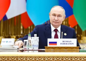 Prezydent Rosji władimir Putin. Fot. PAP/EPA/ ALEXANDER KAZAKOV / SPUTNIK / KREMLIN POOL