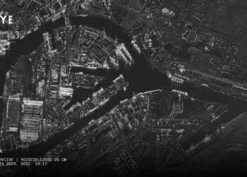 Polska widziana z kosmosu. Opublikowano pierwsze zdjęcia wykonane przez satelitę Sił Zbrojnych RP 10 Fot. www.iceye.com/pl