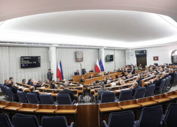 WARSZAWA POSIEDZENIE SENATU. Fot. PAP/Tomasz Gzell