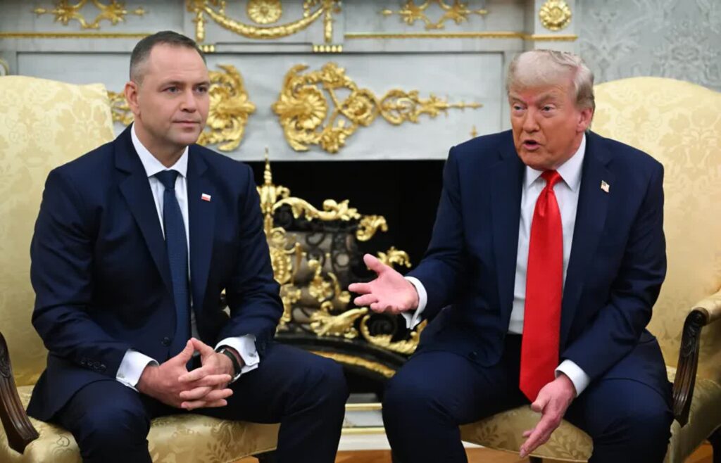 Karol Nawrocki i Donald Trump Fot. PAP/Radek Pietruszka