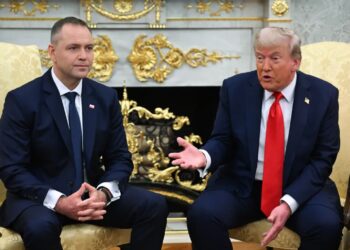 Karol Nawrocki i Donald Trump Fot. PAP/Radek Pietruszka