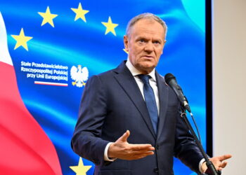 Premier Donald Tusk. Fot. PAP/Wiktor Dąbkowski