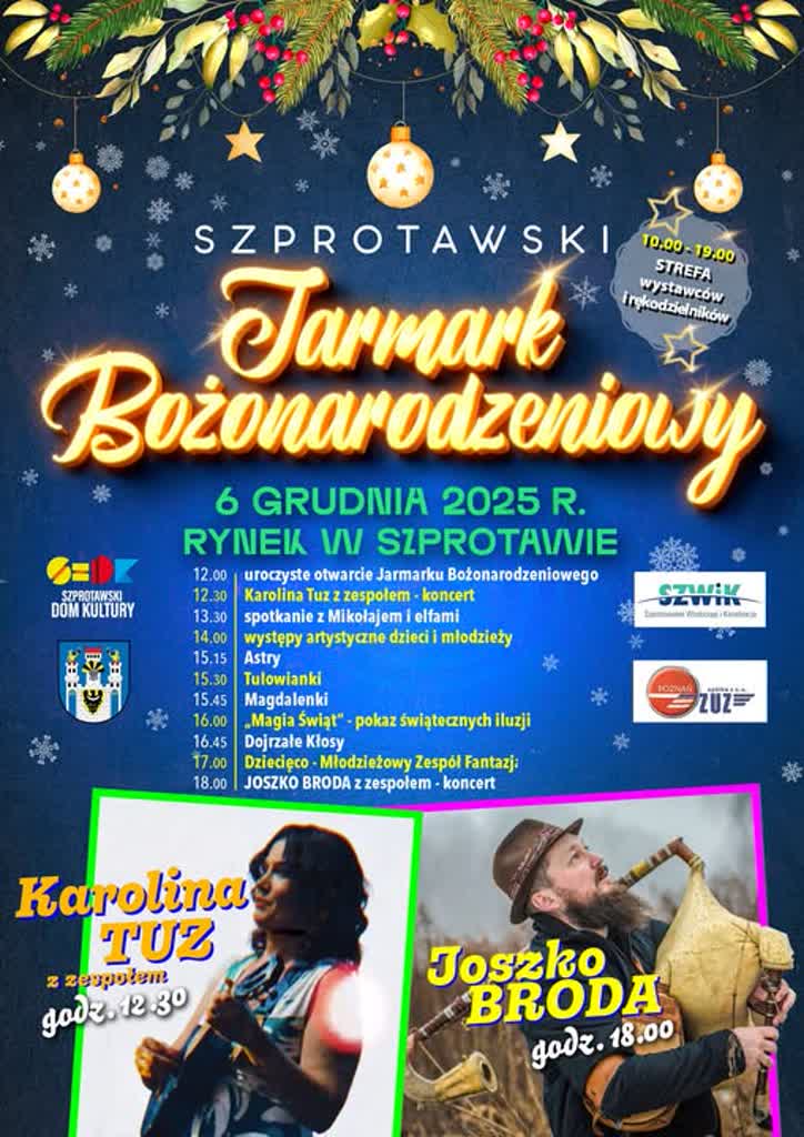 Szprotawa zaprasza na świąteczny jarmark
