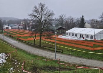 Trasa wyścigu; fot. Facebook/Zawody kolarskie LKS Trasy Zielona Góra