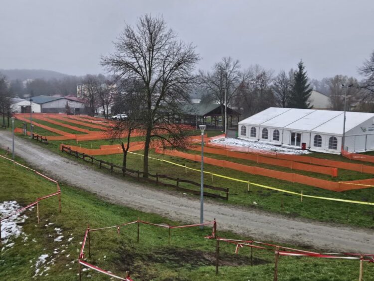 W niedzielę Drzonkowem zawładną kolarze przełajowi 9 Trasa wyścigu; fot. Facebook/Zawody kolarskie LKS Trasy Zielona Góra