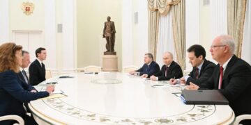 Barros: Rosja odrzuciła warunki, na które zgodziły się Ukraina i USA. Fot. PAP/EPA/KRISTINA KORMILITSINA / SPUTNIK / KREMLIN POOL