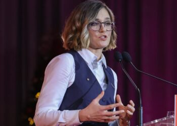 Wicemarszałek Senatu Magdalena Biejat, fot. PAP/Rafał Guz