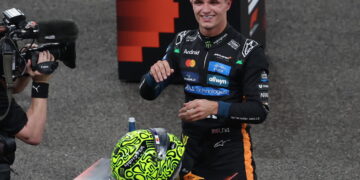 Lando Norris. Fot. PAP/EPA/ALI HAIDER