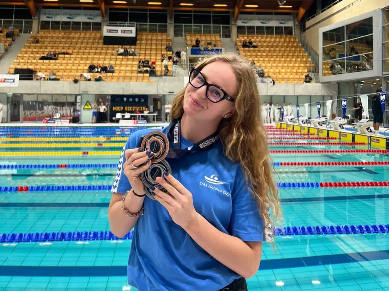 Trzy medale Oliwii Glińskiej na Mistrzostwach Polski juniorek