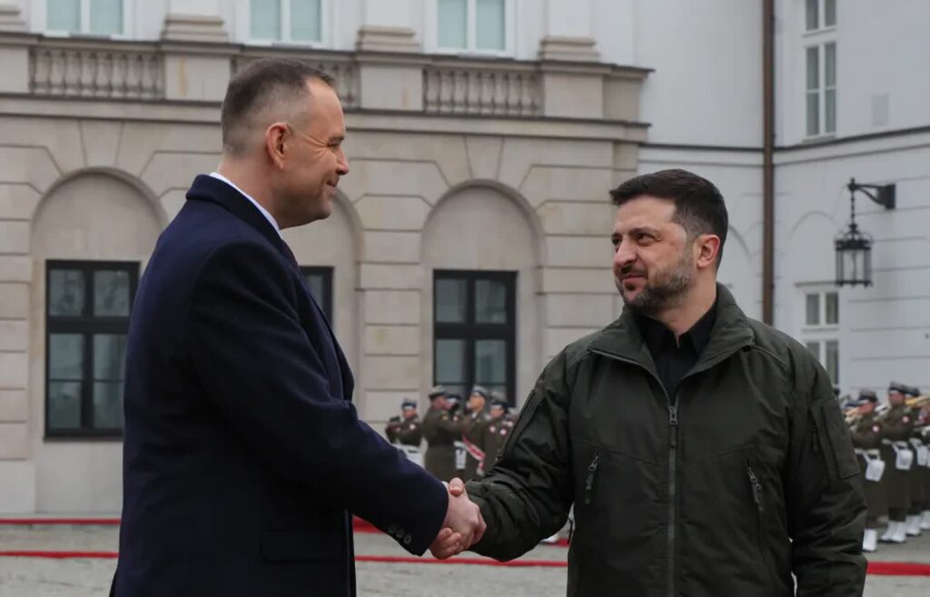 Prezydenci Polski i Ukrainy Karol Nawrocki i Wołodymyr Zełenski. Fot. PAP/ Paweł Supernak