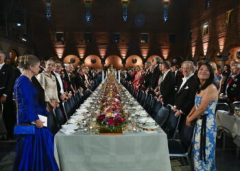 W Sztokholmie wręczono nagrody Nobla aż 13 laureatom 13 SWEDEN NOBEL 2025 PRIZE AWARD. Fot. PAP/EPA/SZILARD KOSZTICSAK