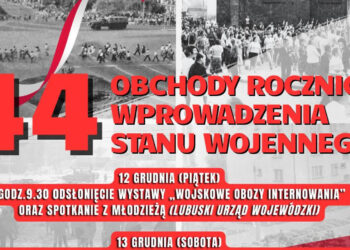 W sobotę 44. rocznica wprowadzenia stanu wojennego 14 W sobotę 44. rocznica wprowadzenia stanu wojennego Radio Zachód - Lubuskie